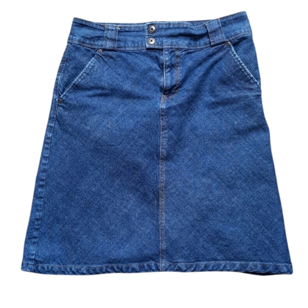High Sierra Denim Skirt Western Y2k Coastal Cowgirl Capsule Jean